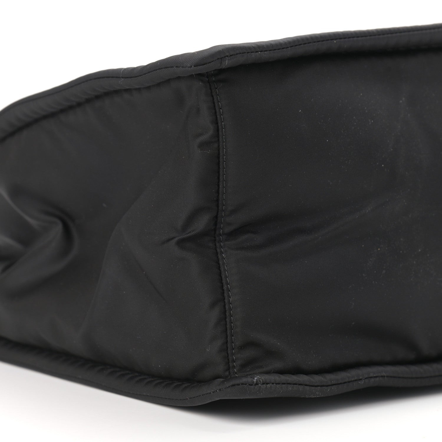Prada Tessuto Nylon Chain Shoulder Bag Black 9 of 10