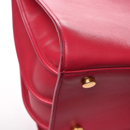 Saint Laurent Calfskin Small Sac De Jour Lipstick Fuchsia 15 of 16