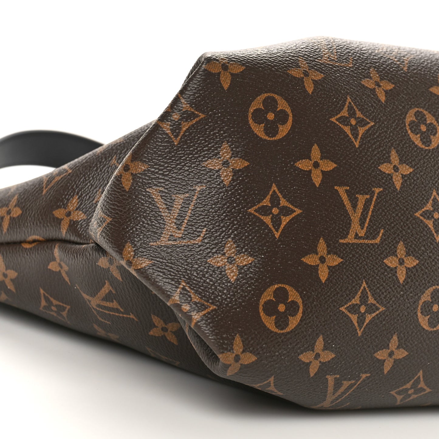 Monogram Flower Zipped Tote MM Black