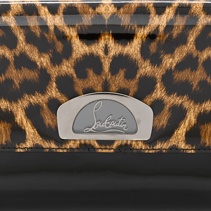 Christian Louboutin Patent Leopard Vero Dodat Clutch Brown 7 of 13