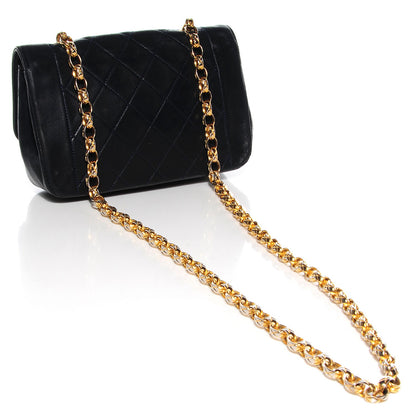 Chanel Lambskin Quilted Mini Flap Navy 3 of 8