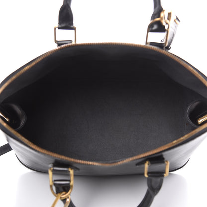 Louis Vuitton Epi Alma PM Black 5 of 13