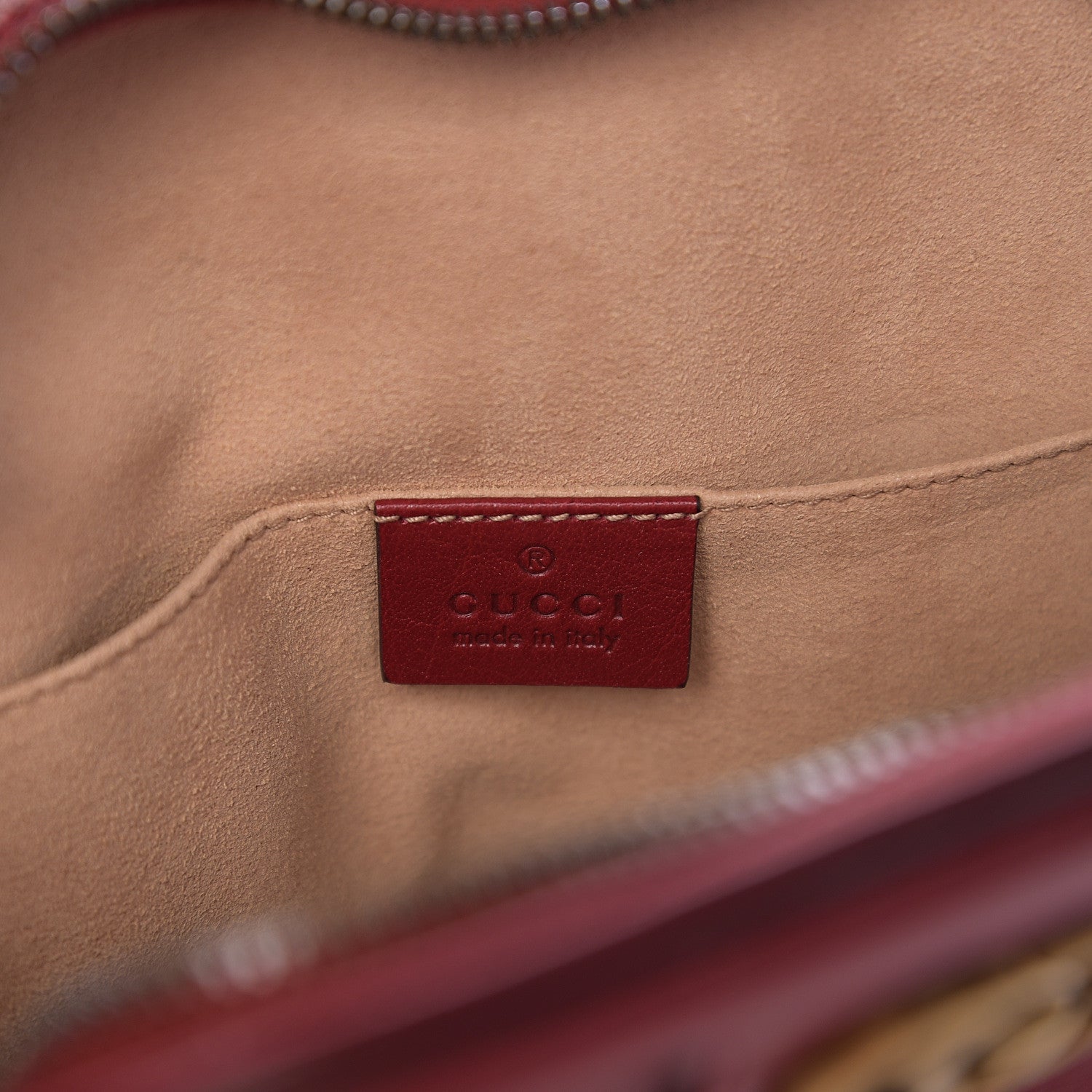 Gucci Piuma Lux Calfskin Small Re(Belle) Crossbody Bag Romantic Cerise 5 of 9