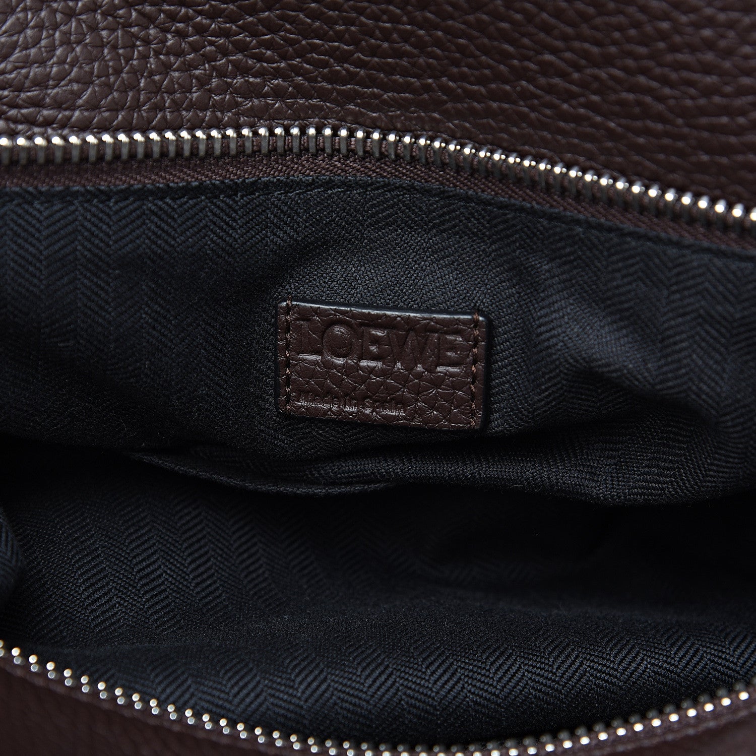 Loewe Calfskin Large Puzzle Bag Dark Brown 5 of 9