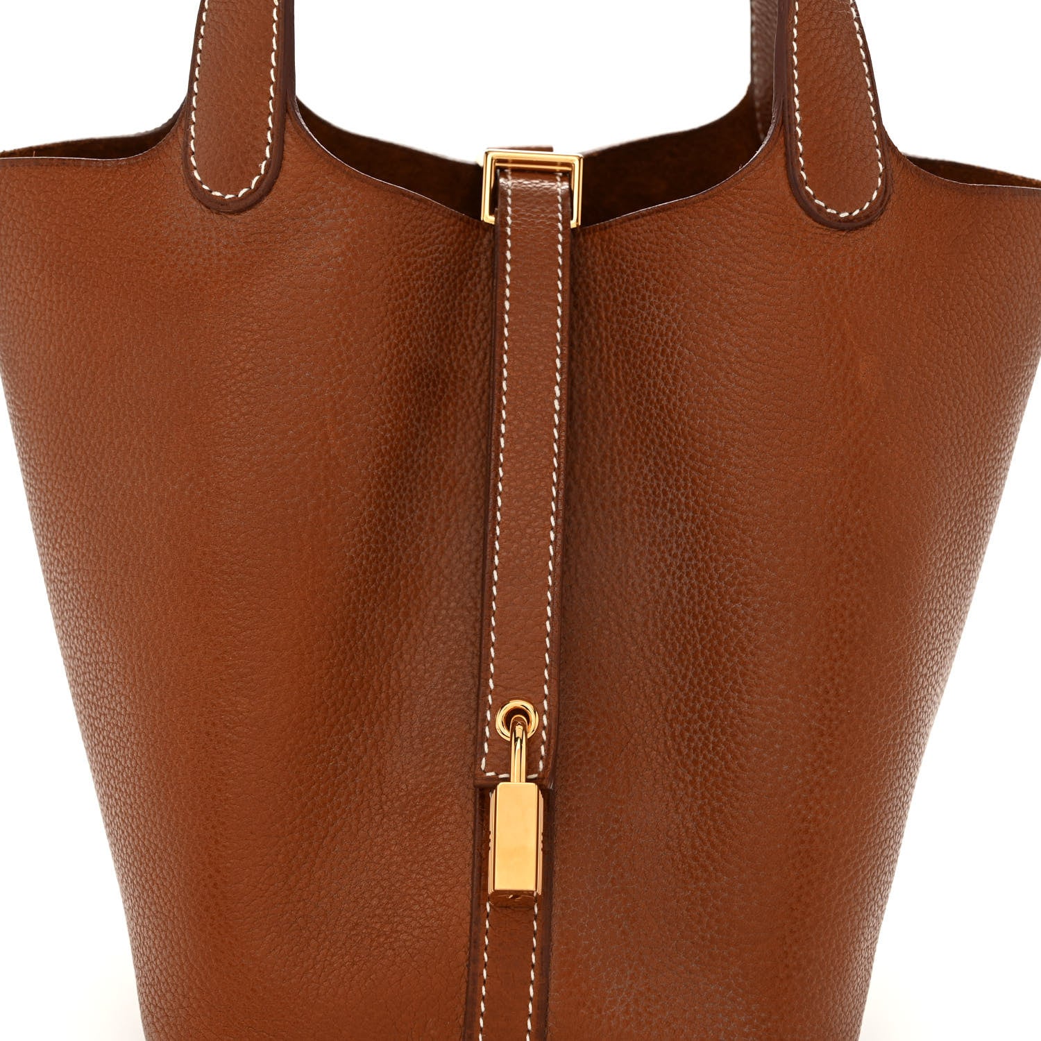 Hermes Barenia Faubourg Picotin Lock 18 PM Fauve 8 of 11