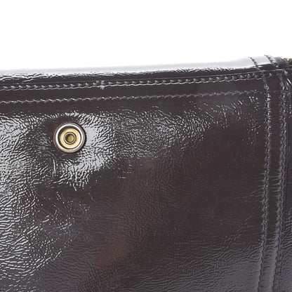 Saint Laurent Patent Medium Downtown Tote Grey 9 of 17