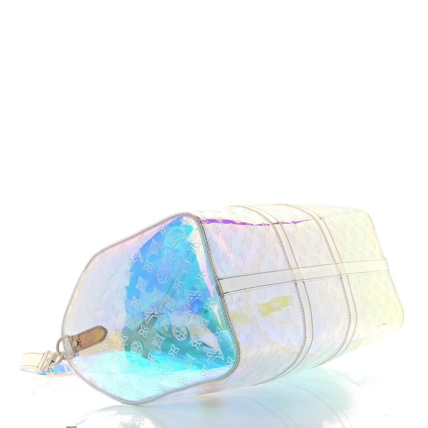 Louis Vuitton PVC Monogram Keepall Bandouliere 50 Iridescent Prism 4 of 10