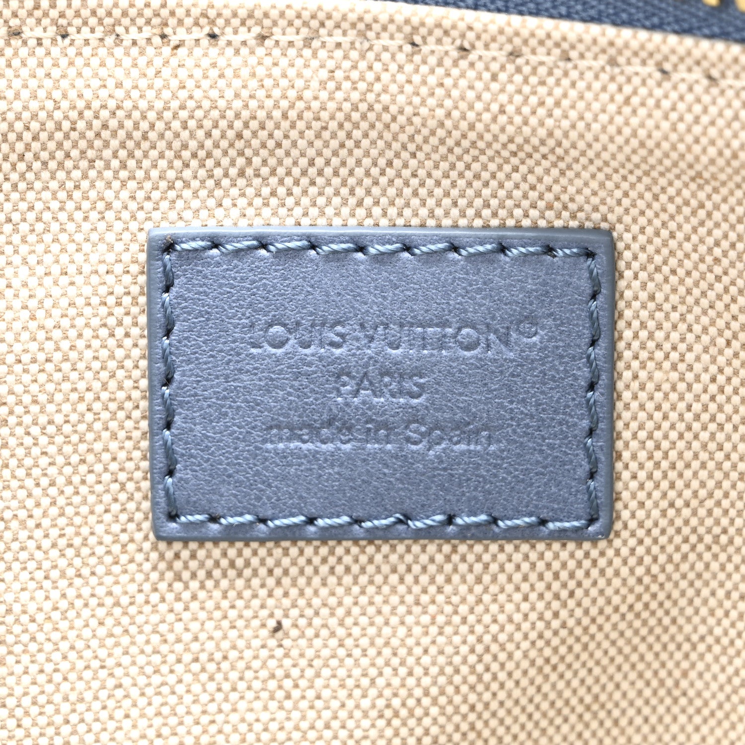 Louis Vuitton Damier Denim 3D Speedy Bandouliere 30 Denim Blue 6 of 9