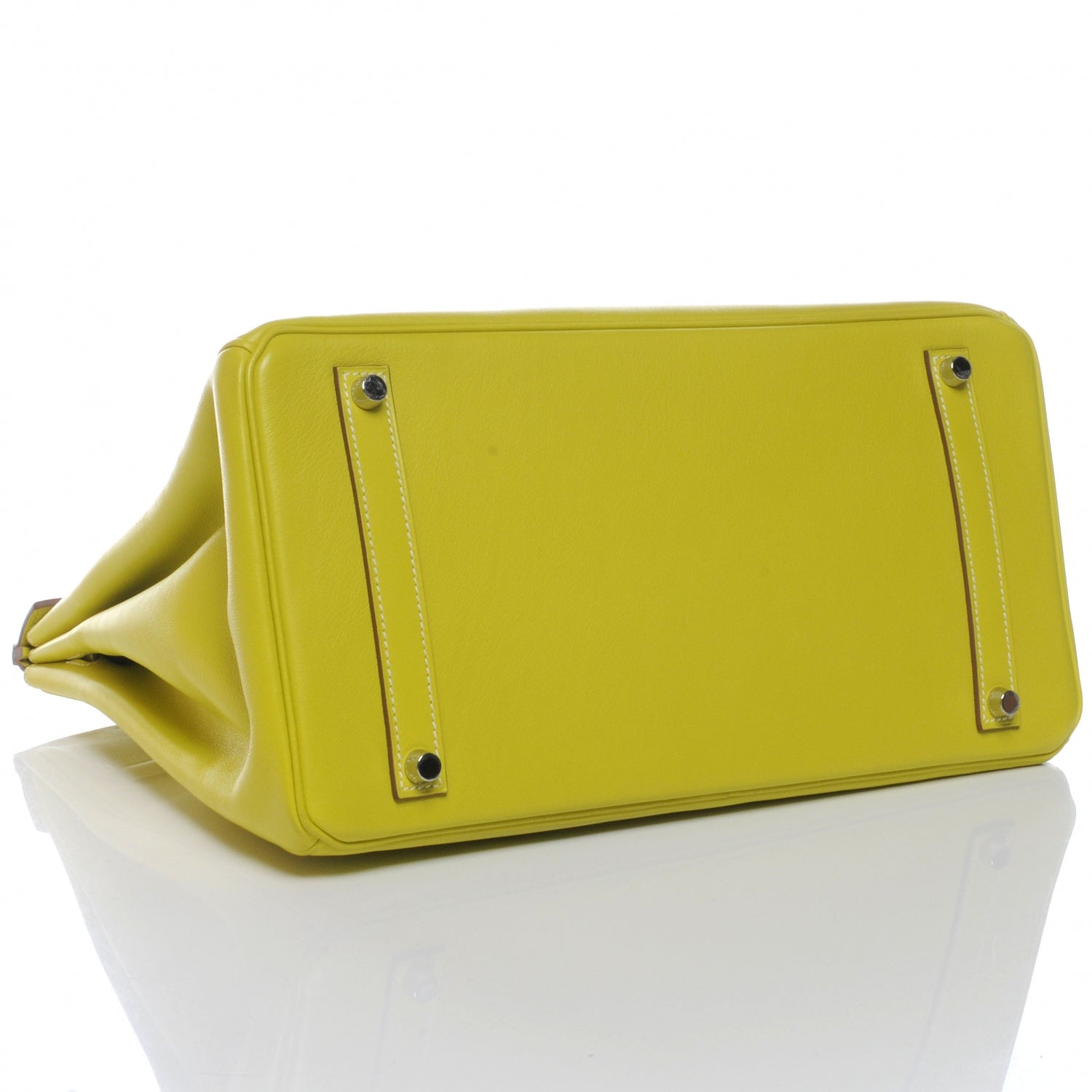Hermes Swift Candy Birkin 35 Lime 3 of 11