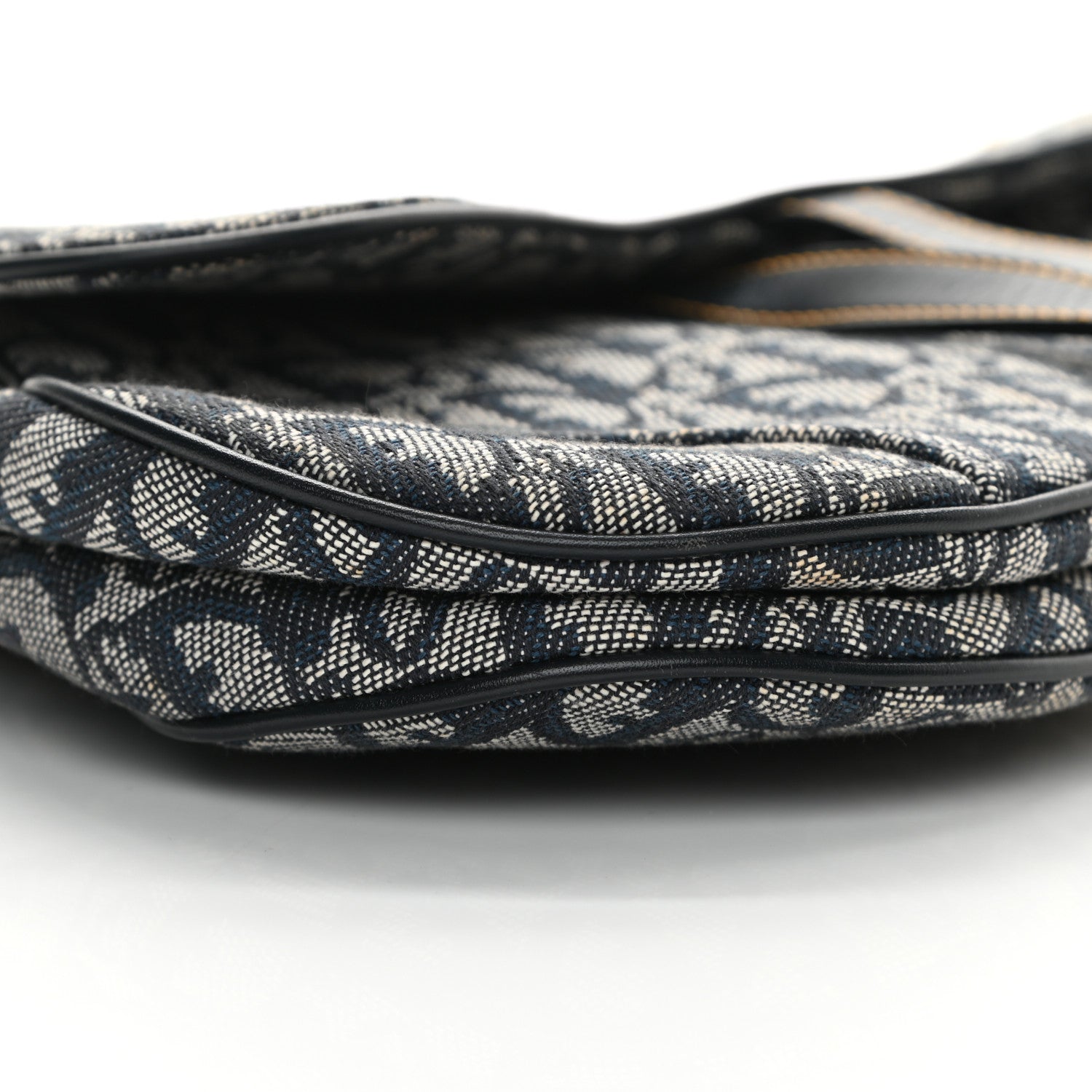 Christian Dior Monogram Saddle Bag Blue 9 of 13