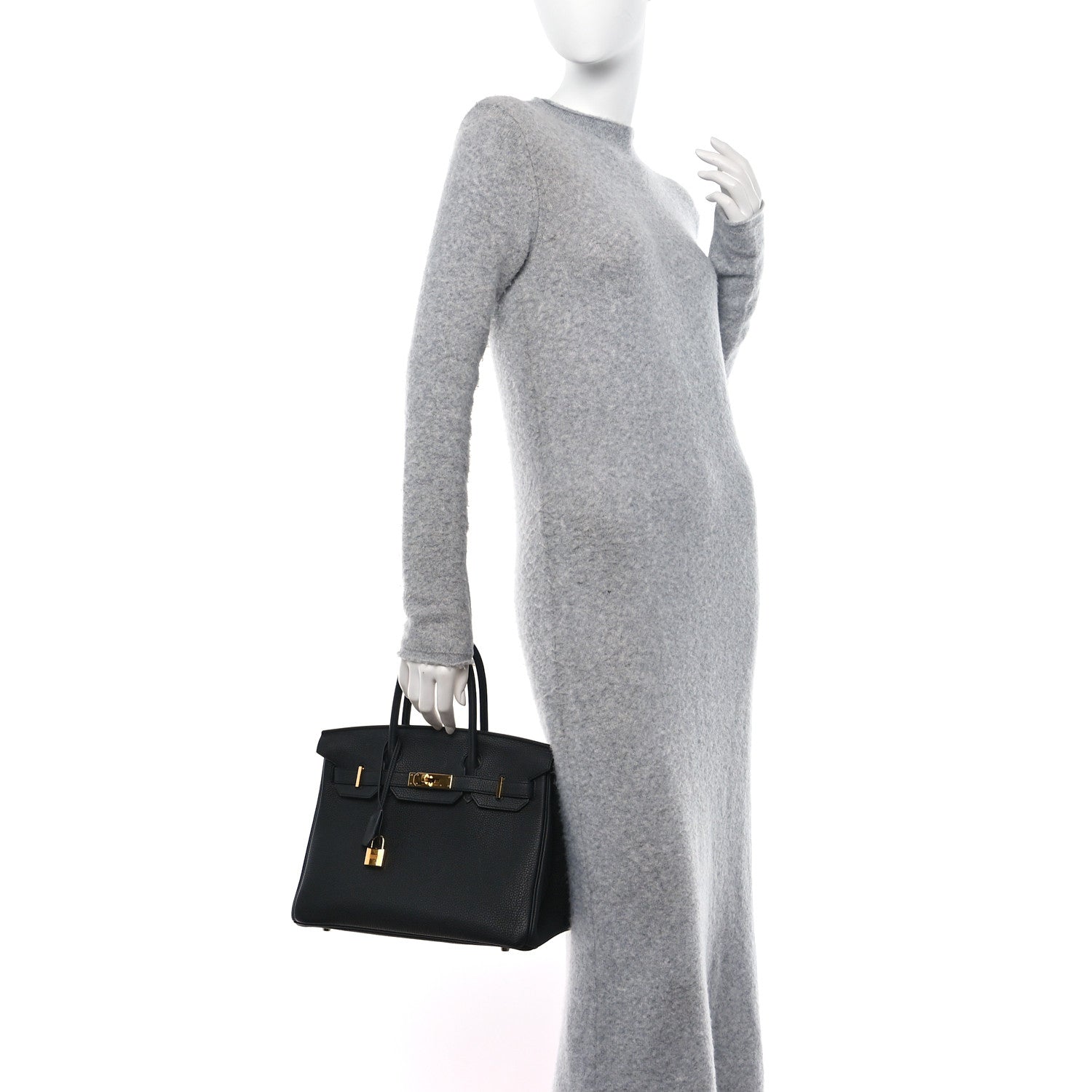 Hermes Togo BIRKIN 30 Black 2 of 15