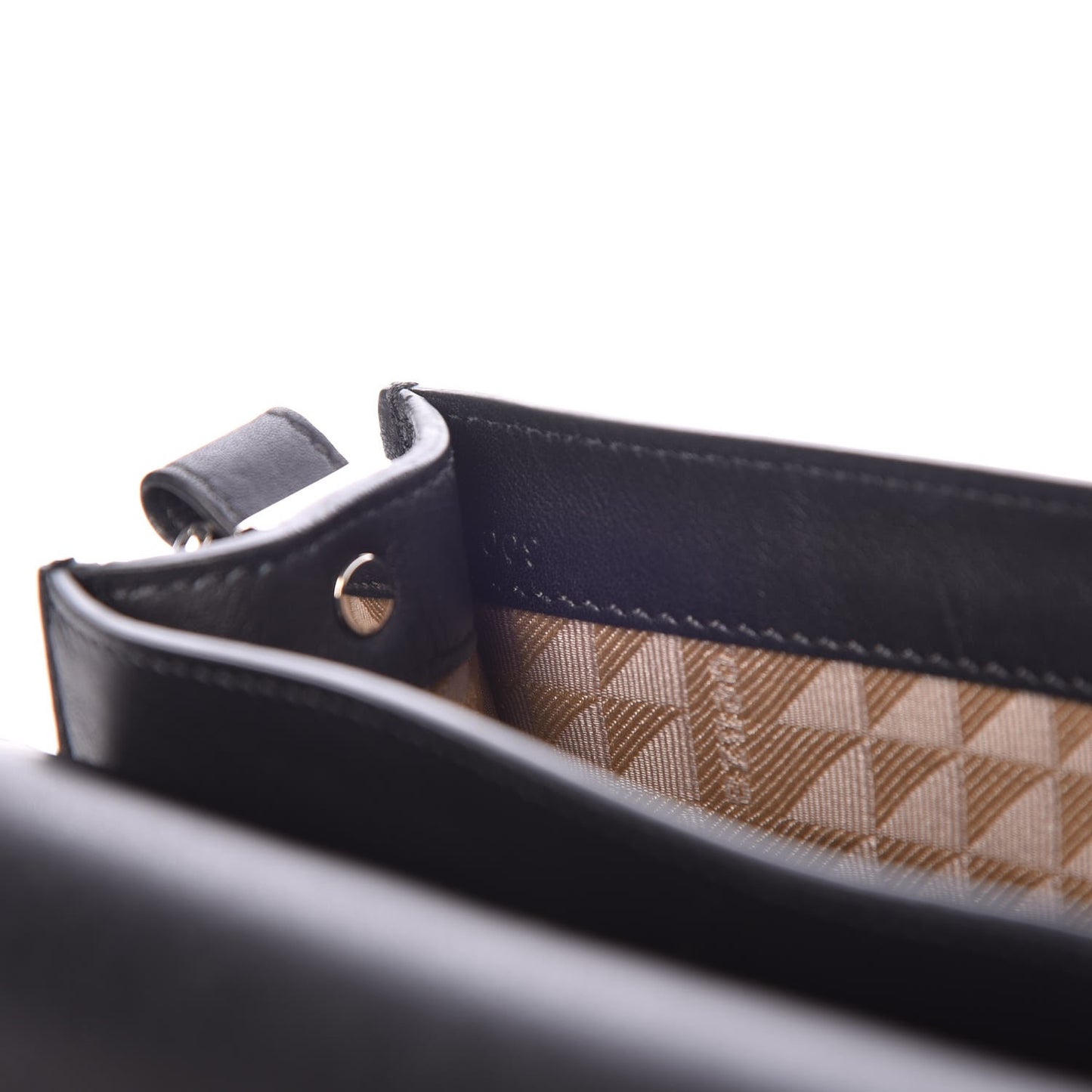 Smooth Calfskin PS11 Classic Shoulder Bag Black