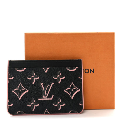 Louis Vuitton Monogram Fall for You LV Side-Up Card Holder Black 7 of 7