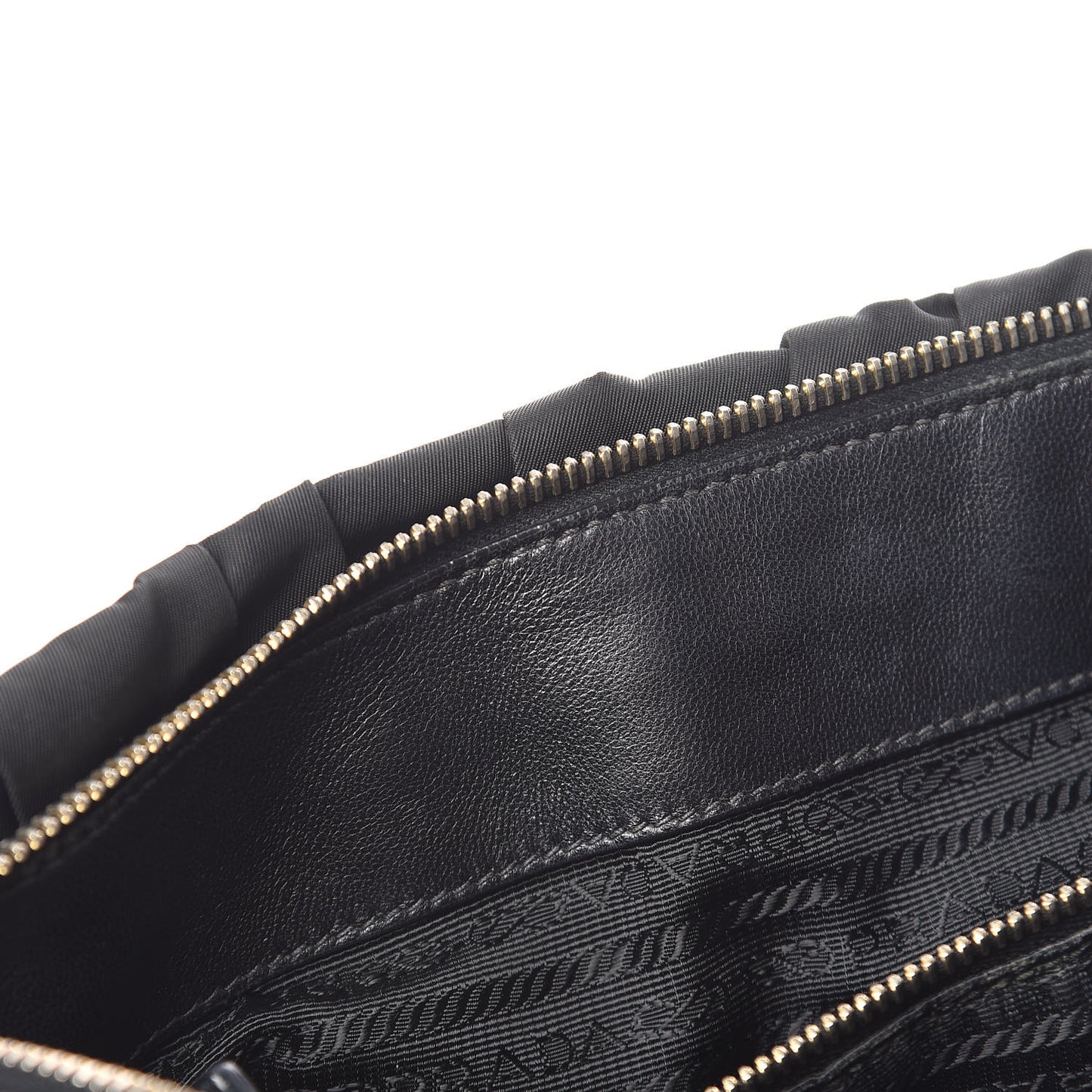 Tessuto Nylon Gaufre Tote Black