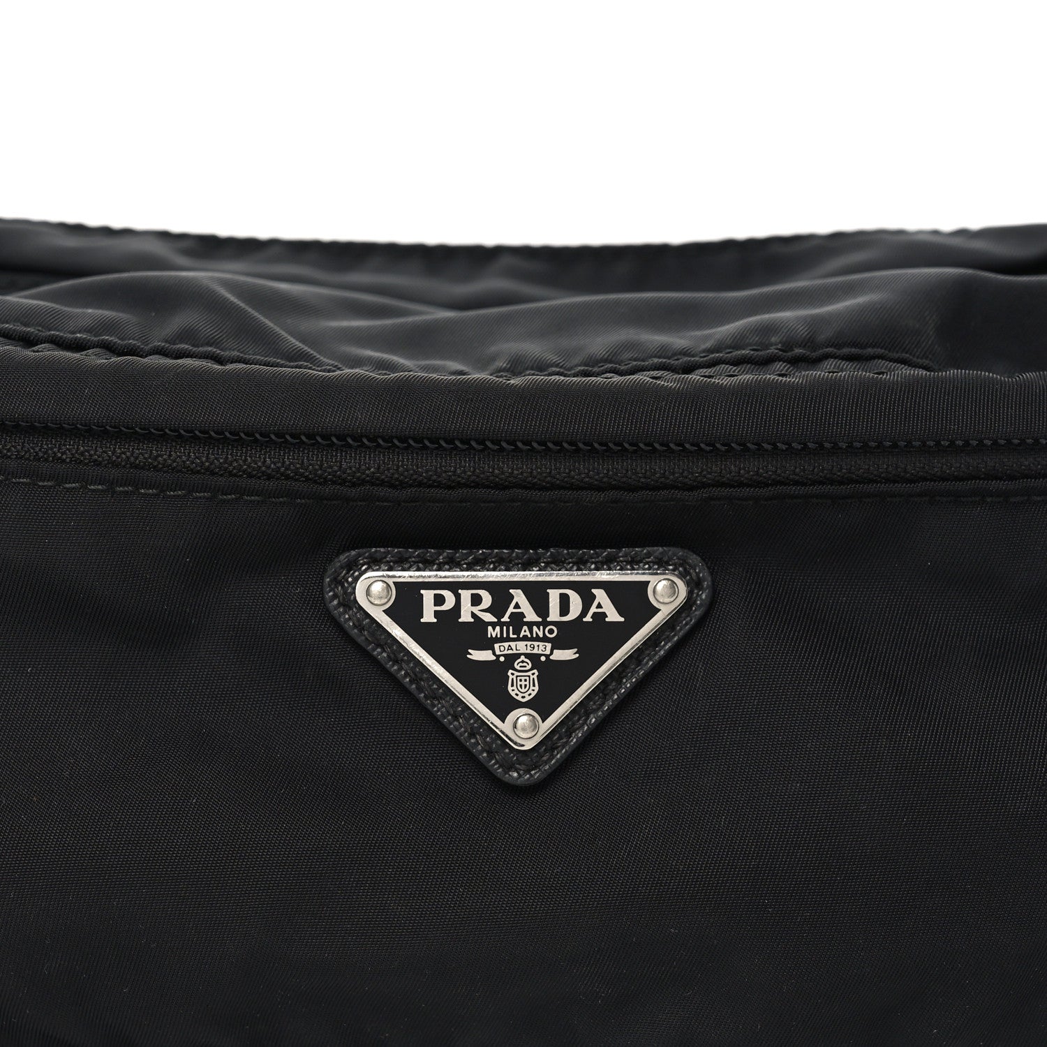 Prada Tessuto Nylon Belt Bag Black 7 of 9