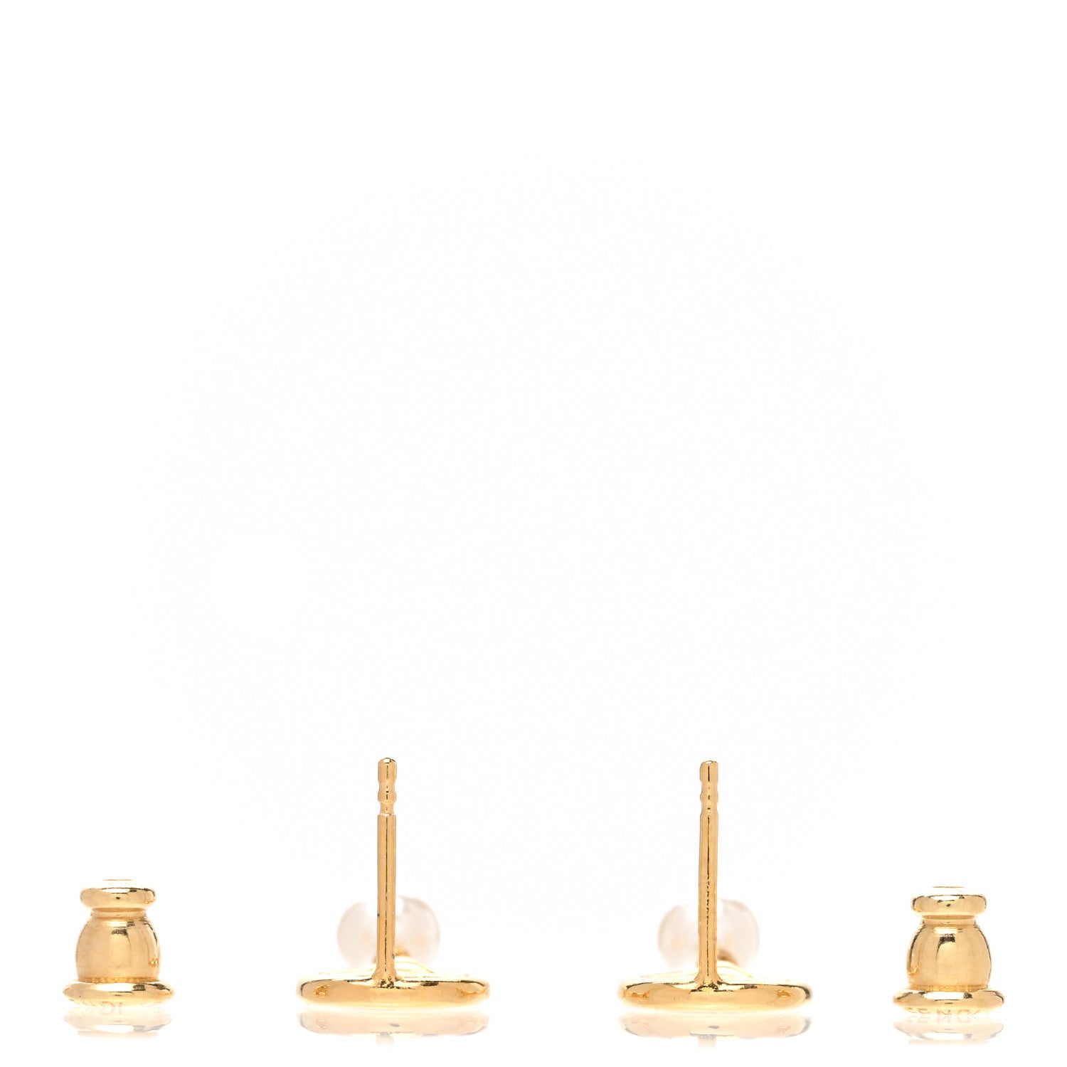 Fendi Metal Pearl F is Fendi Earrings Gold 3 of 5