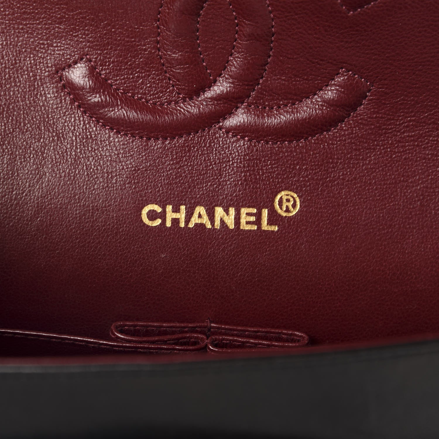 Chanel Lambskin Quilted Medium Double Flap Black 8 of 11