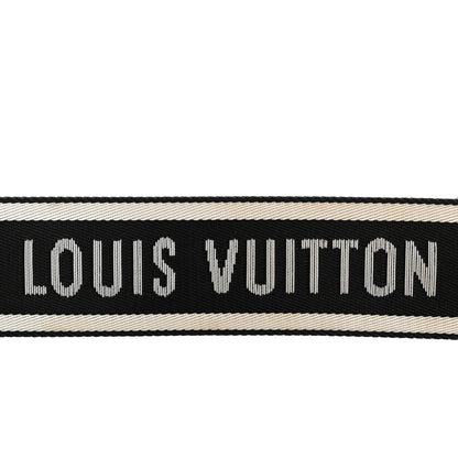 Louis Vuitton Nylon Jacquard Sporty Bandouliere Shoulder Strap Black 4 of 10