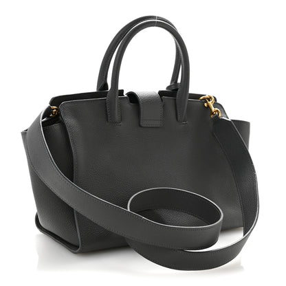 Saint Laurent Calfskin Baby Monogram Downtown Cabas Pebble 3 of 13