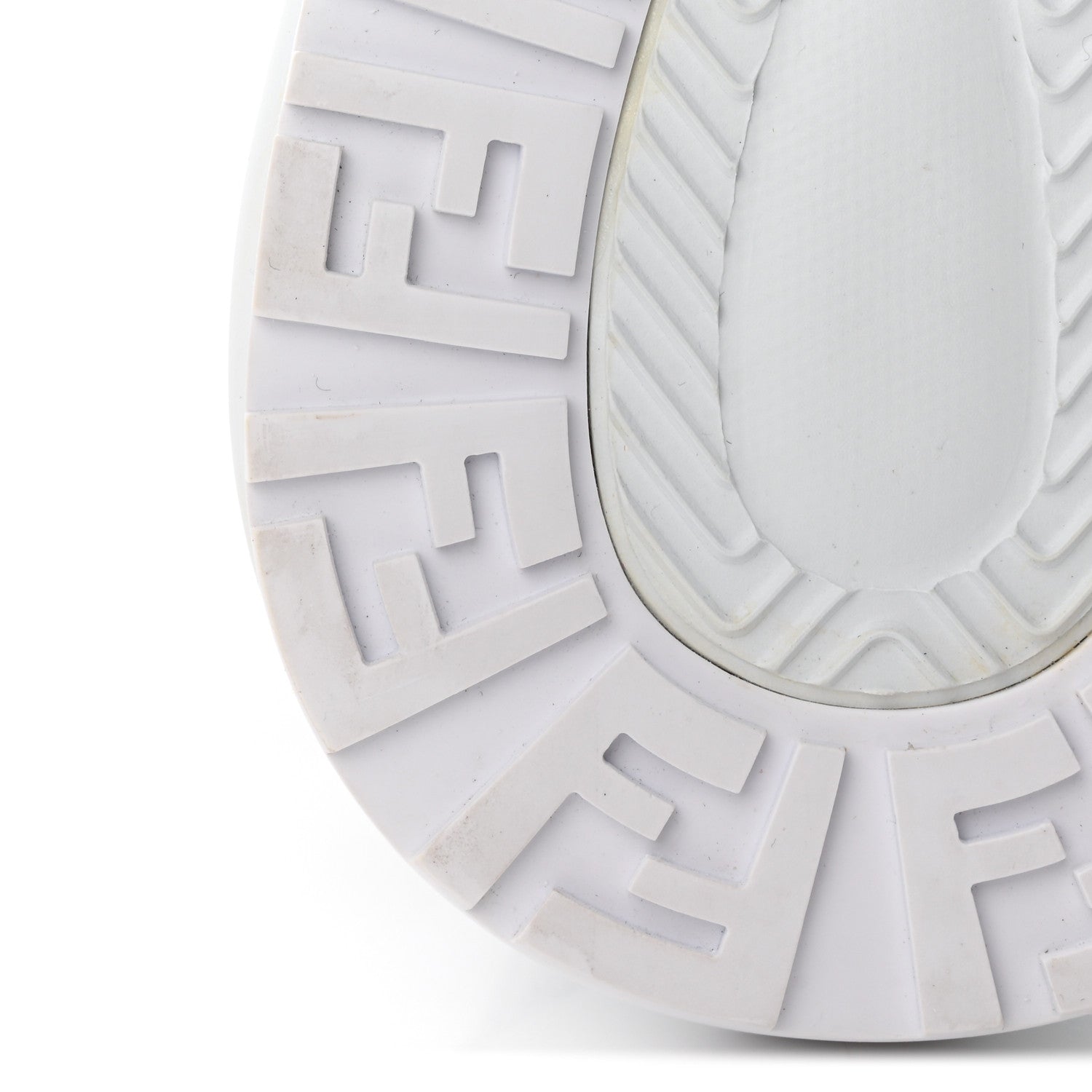 Fendi Vitello Womens Fendi Flow Low Top Sneakers 35 Ultra White 11 of 15