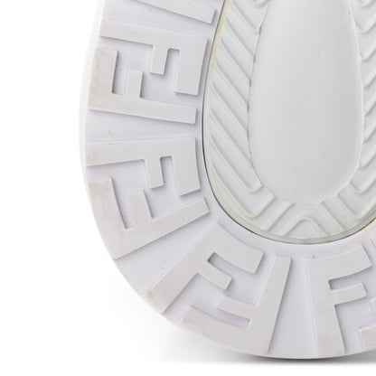 Fendi Vitello Womens Fendi Flow Low Top Sneakers 35 Ultra White 11 of 15