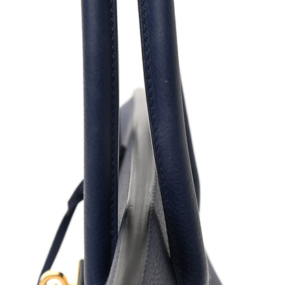 Hermes Togo Birkin 30 Bleu Saphir 12 of 13