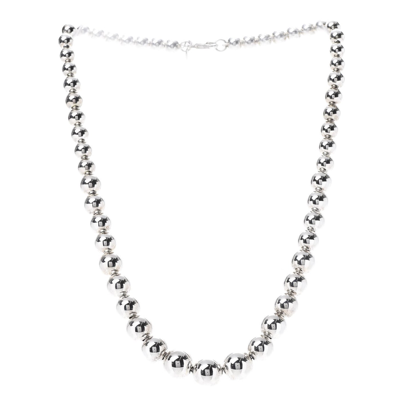 Sterling Silver HardWear Graduated Ball Necklace