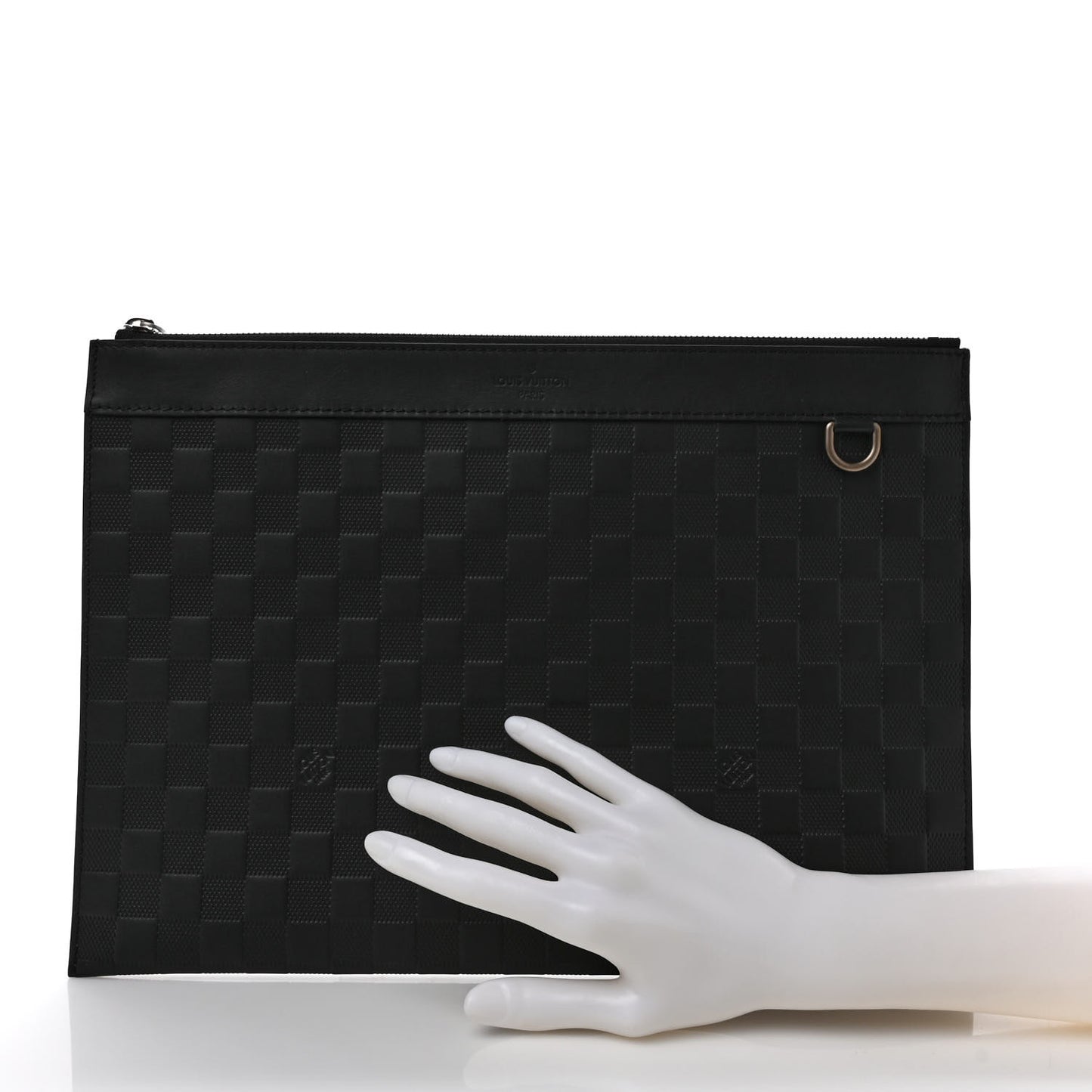 Damier Infini Discovery Pochette GM Onyx