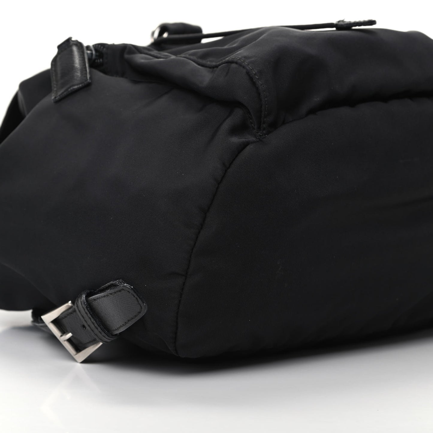 Nylon Vela Mini Cinch Backpack Black