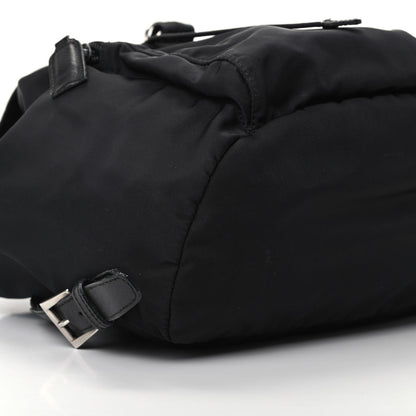 Prada Nylon Vela Mini Cinch Backpack Black 7 of 8