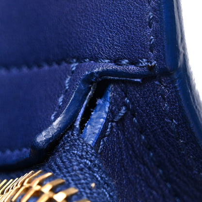 Saint Laurent Calfskin Small Classic Y Cabas Navy 17 of 19