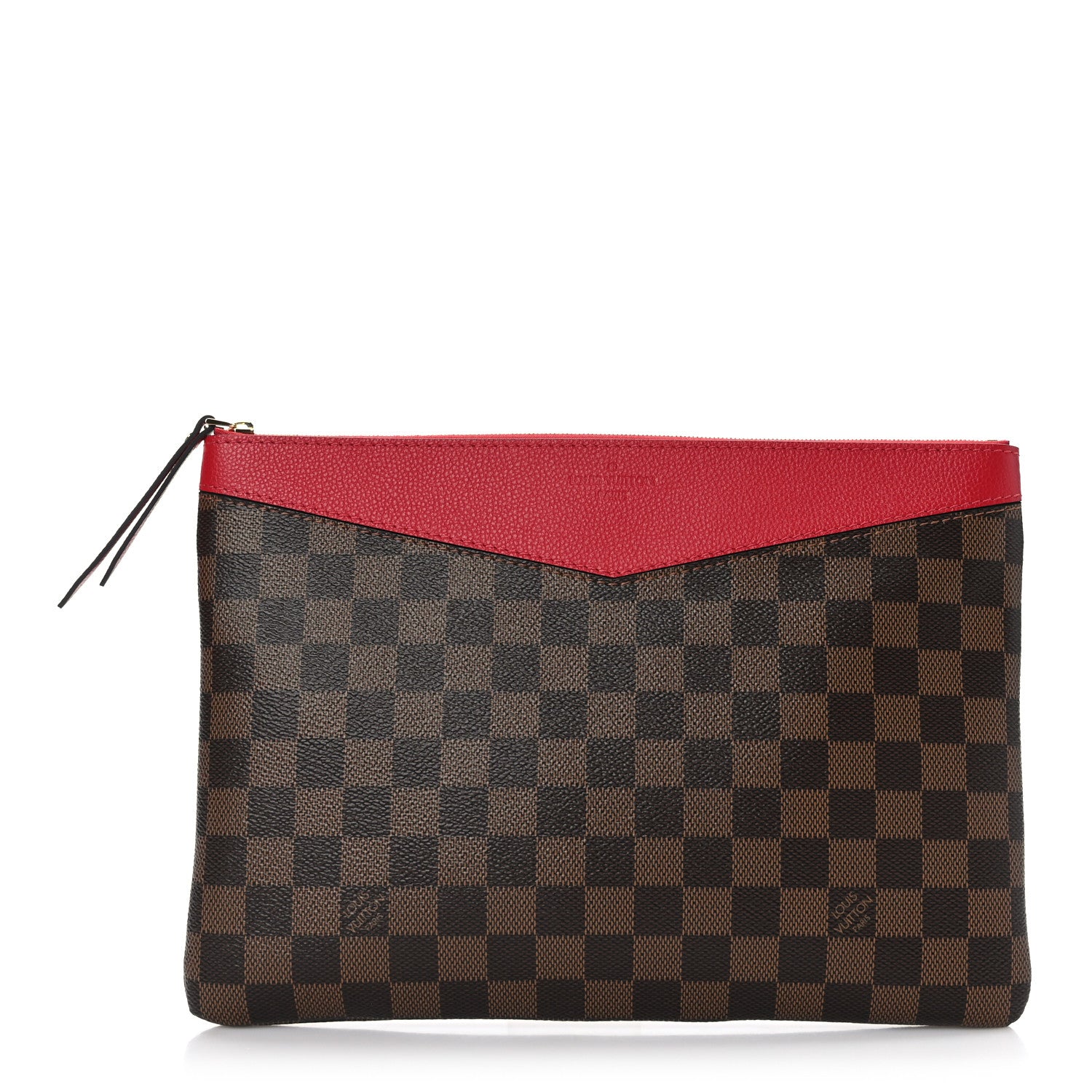 Louis Vuitton Damier Ebene Daily Pouch Scarlet 1 of 6