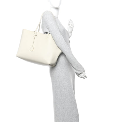Saint Laurent Calfskin Large Shopping Tote Porcellana 2 of 19