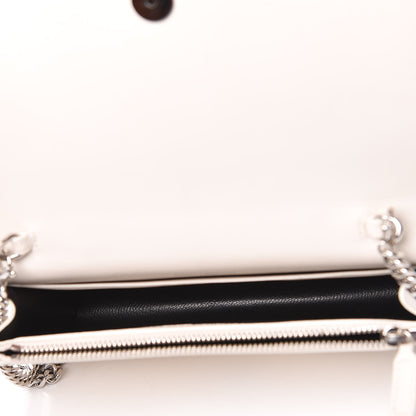 Saint Laurent Calfskin Bead Embellished Kate Monogram Tassel Chain Wallet White 5 of 17