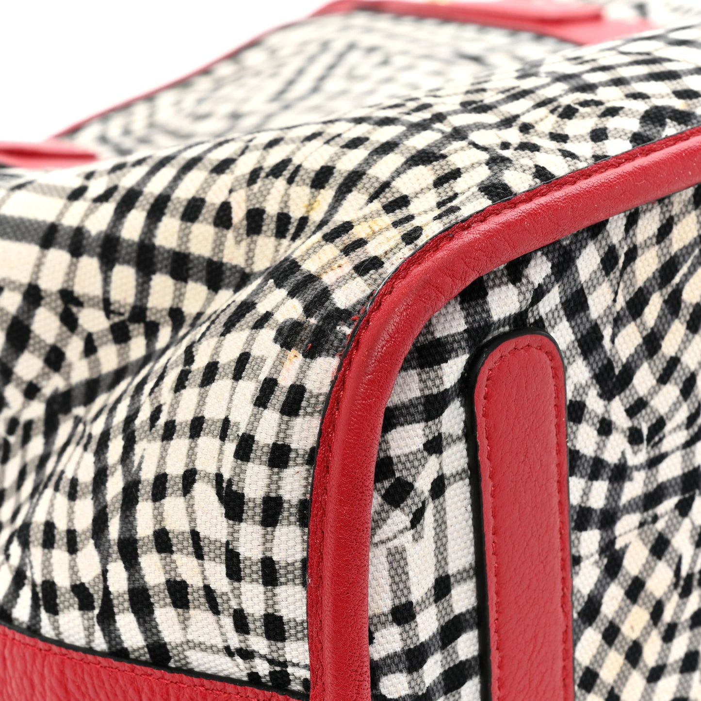 Visetos Medium Liz Reversible Shopper Tote Ruby Red