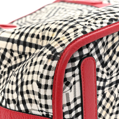 MCM Visetos Medium Liz Reversible Shopper Tote Ruby Red 22 of 31