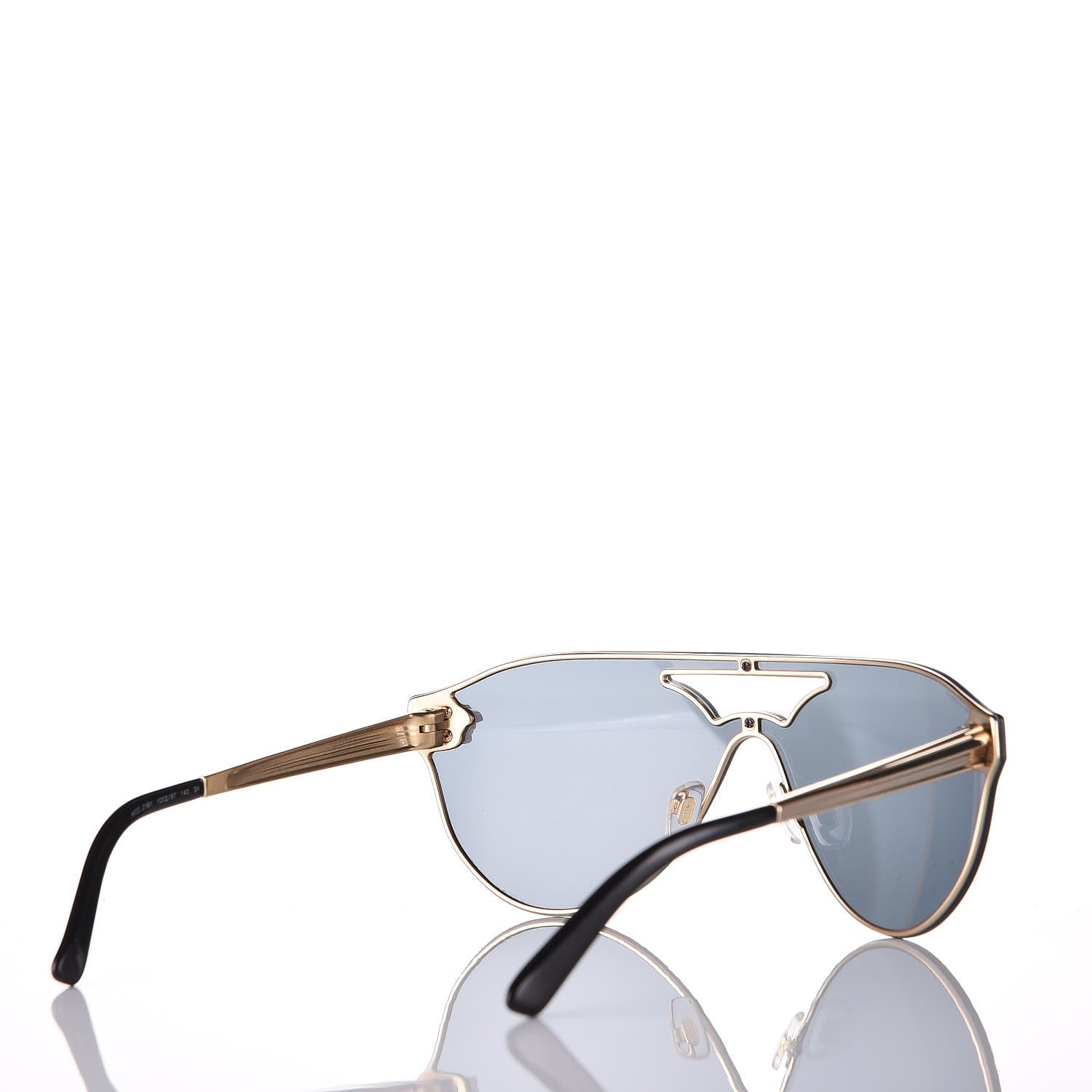 Versace Aviator Sunglasses VE2161 Gold Black 4 of 7
