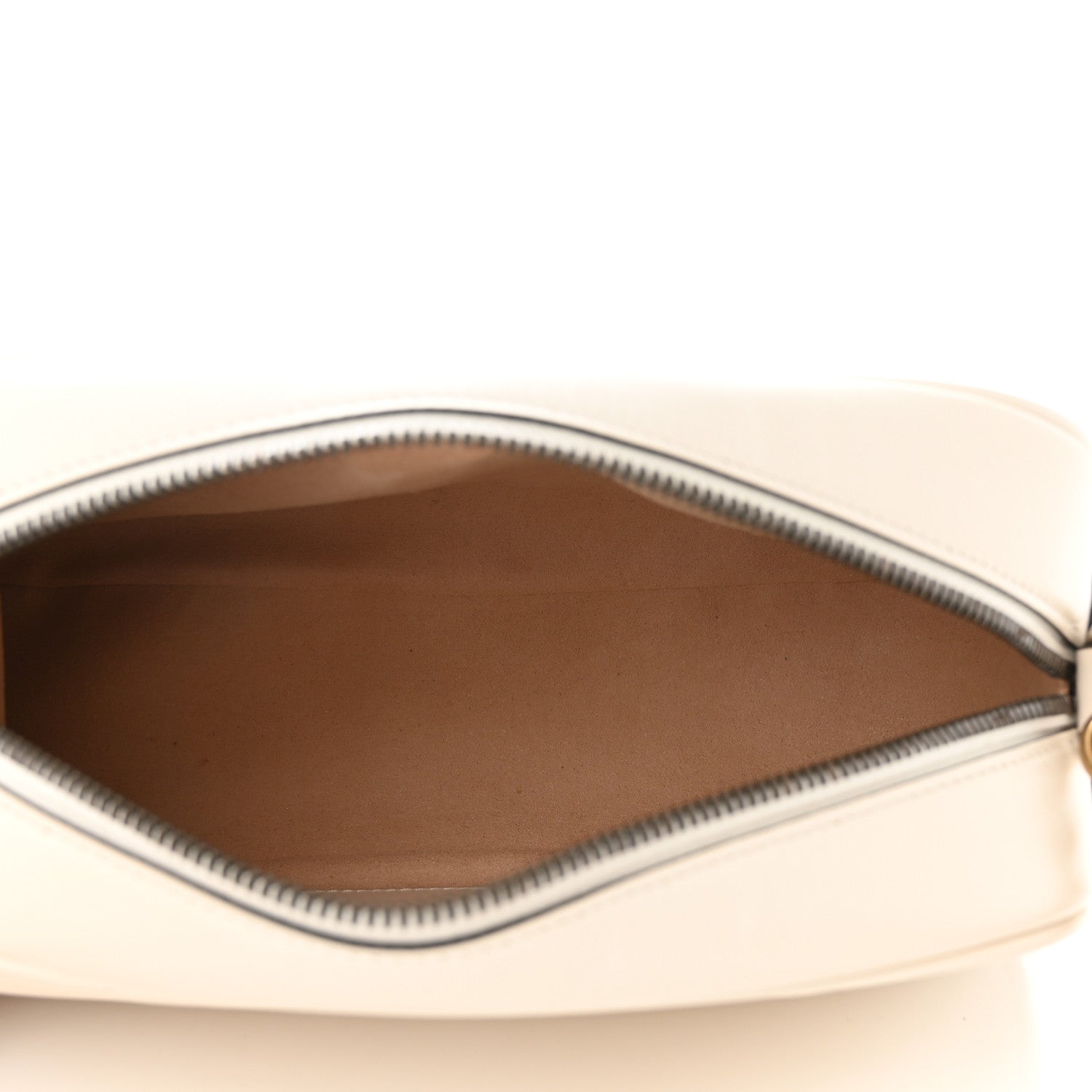 Gucci Calfskin Matelasse Small GG Marmont Chain Shoulder Bag White 5 of 10