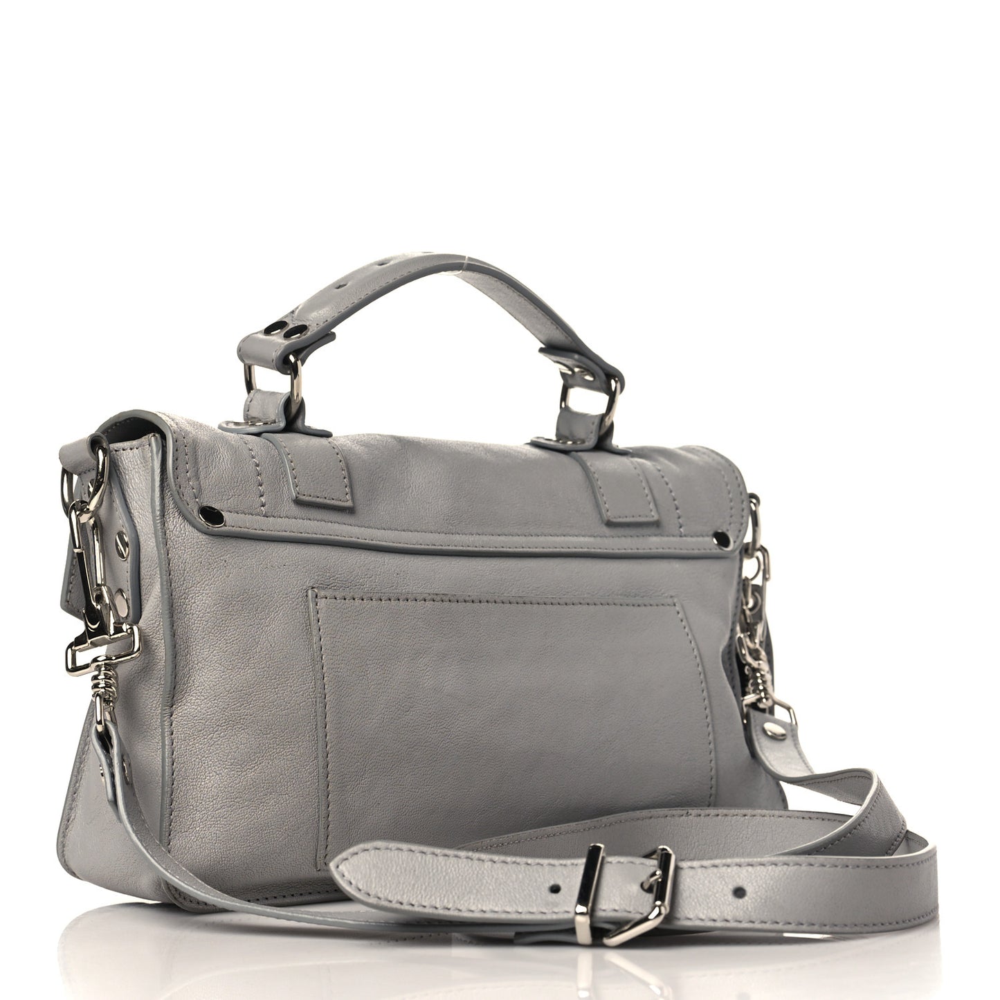 Lambskin Tiny PS1 Satchel Fog