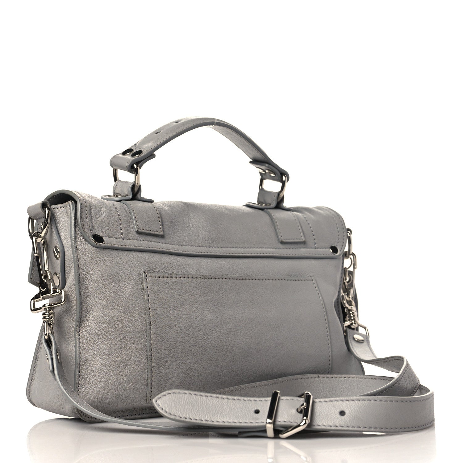 Proenza Schouler Lambskin Tiny PS1 Satchel Fog 3 of 8