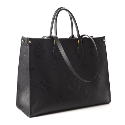 Louis Vuitton Empreinte Monogram Giant Onthego GM Black 3 of 11