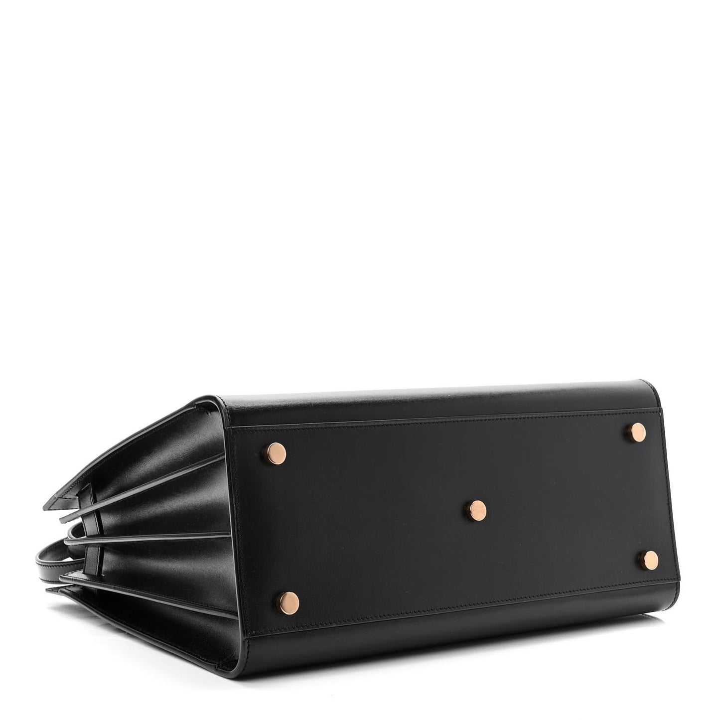 Calfskin Small Sac De Jour Black