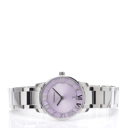 Tiffany Stainless Steel 29mm Atlas 2-Hand Quartz Watch Mauve 3 of 7