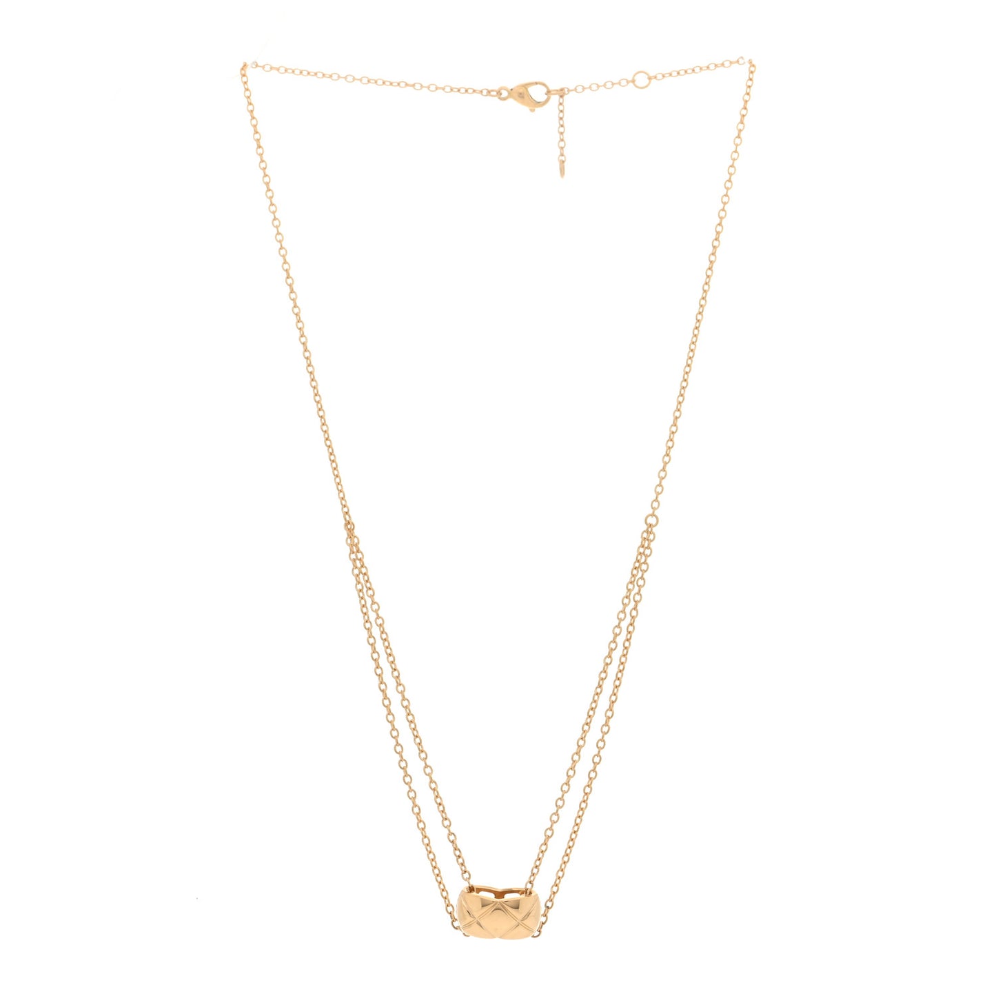18K Yellow Gold Coco Crush Pendant Necklace