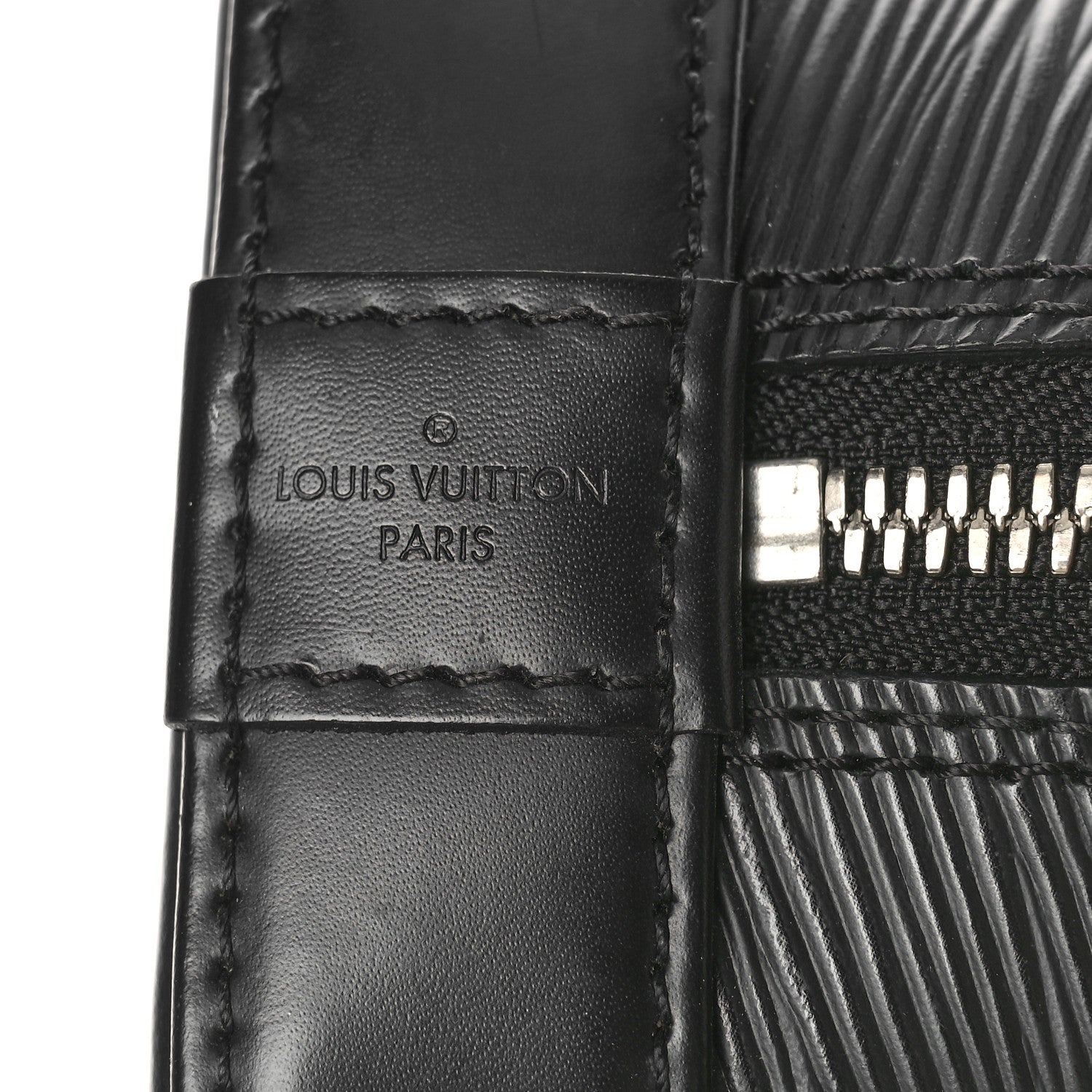 Louis Vuitton Epi Alma BB Black 6 of 8