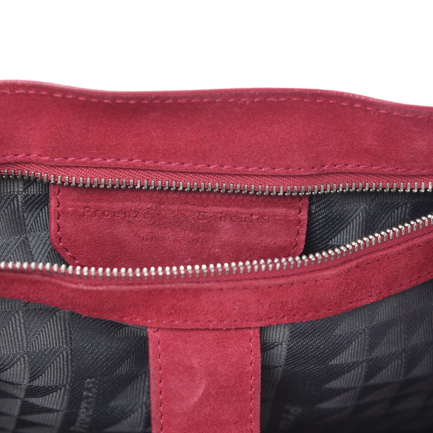 Suede Medium PS1 Satchel Chianti