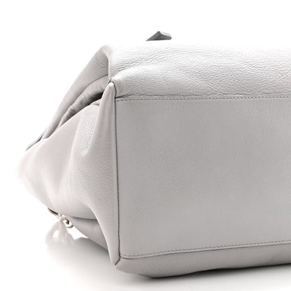 Givenchy Grained Calfskin Medium Pandora Pure Flap Bag Pearl Grey 10 of 12