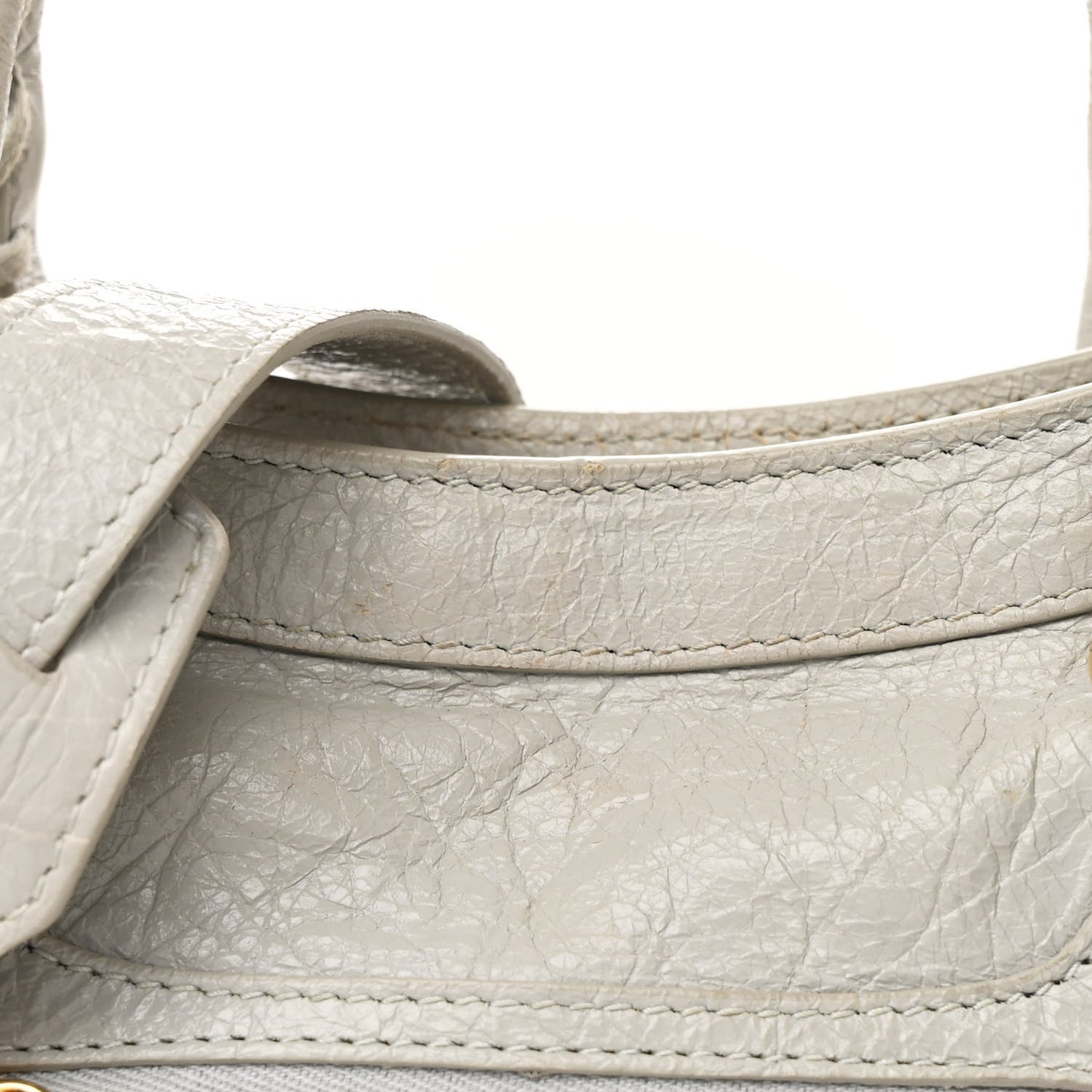 Agneau Classic Gold Hardware S City Gris Nuage