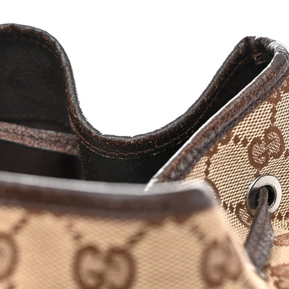 Gucci Monogram Backpack Dark Brown 13 of 18