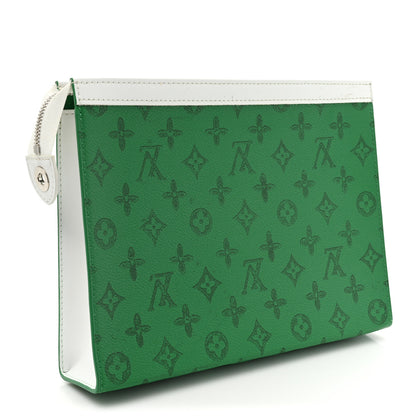 Louis Vuitton Vintage Monogram Everyday LV Pochette Voyage MM Green 3 of 14